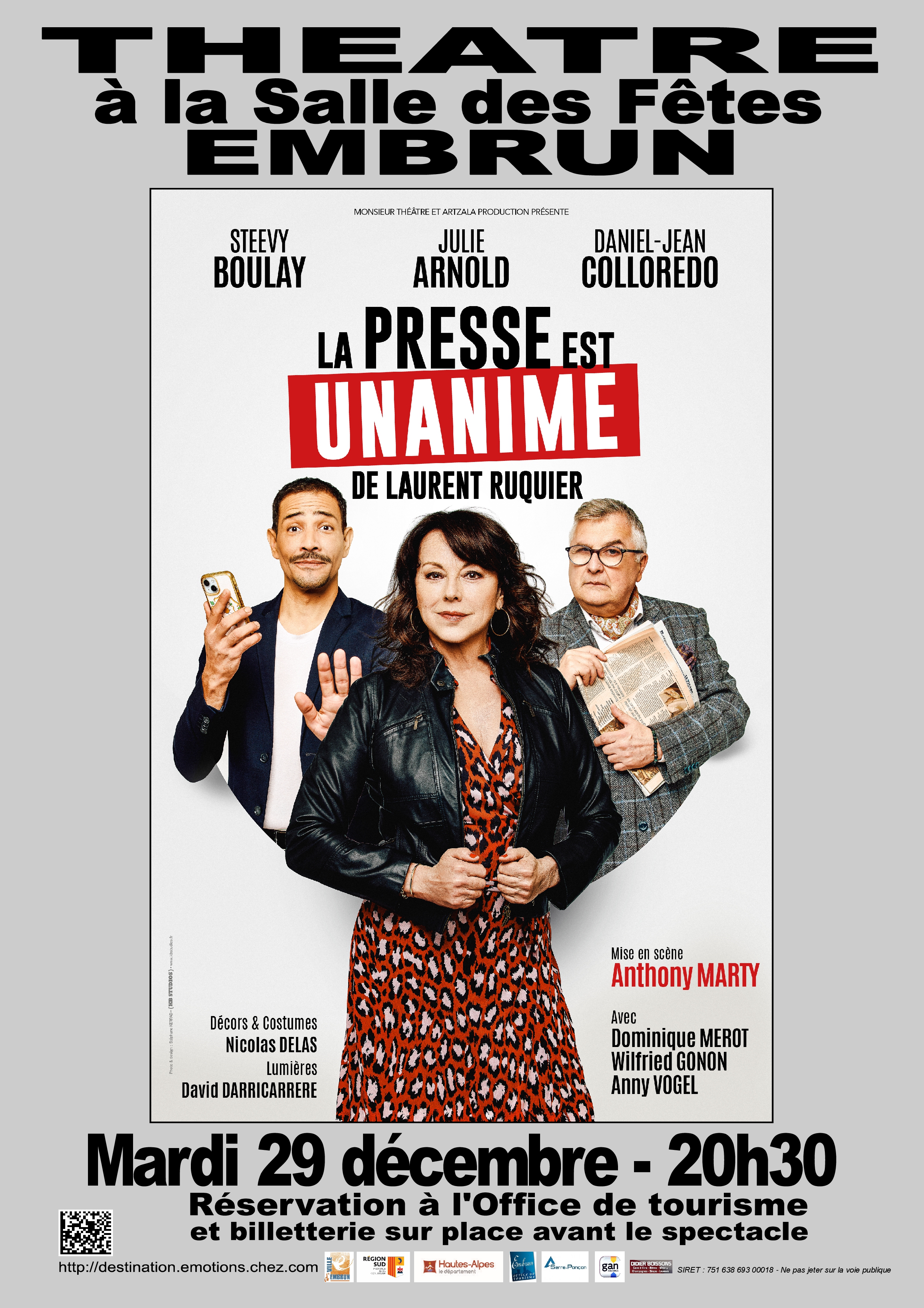 Affiche du spectacle de fin 2026